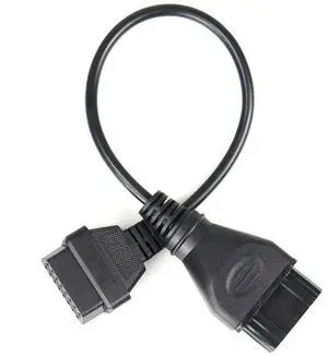 FOR Converter Cable For 12 Pin 12Pin Male to OBD DLC 16 Pin 16Pin Female OBD2 OBDII Car Diagnostic Tool Adapter
