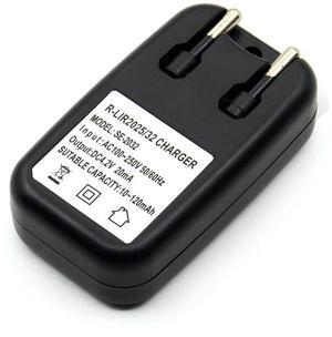 FOR LIR2032 LIR2025 CR2032 ML2032 ML2025 Coin Button Cell EU Plug AC power lithium 2032 2025 Charger Adapter