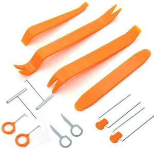 FOR 4/12pcs Car Door Clip Car Disassembly Tools Set DVD Stereo Refit Kit Interior Plastic Trim Panel rd Removal Tool