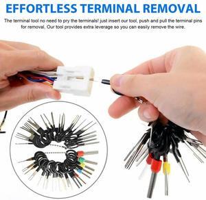 FOR Automotive Plug Terminal Removal Tool Electrical Wire Crimp Connectors Pin Extractor Kit Keys for Car Repair Take Out Pins