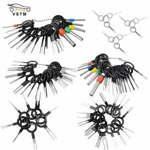 FOR 41Pcs Car Terminal Removal Kit Wiring Crimp Connector Pin Extractor Puller Terminal Ejector Plug Repair Pin Tool for Check Car