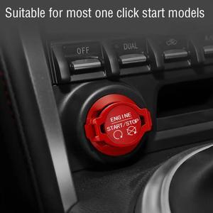 FOR Car DIY Decoration car one-key start protective cover decoration ignition switch button protection sticker car interior Sticker