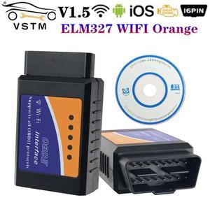 FOR OBD2 ELM327 V1.5 WIFI Car Diagnostic Detector Code Reader Tool V1.5 WIFI OBD 2 for Auto Scan Repair Tools