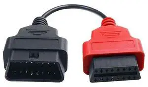 FOR 6 Color For ECUScan Adapter OBD OBD2 Cable Connector MultiECUScan ABS Air*bag Diagnostic For ECU Scan tool