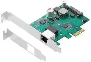 2.5G POE Gigabit Card Single Port RJ45 Gigabit PCIe x1 PoE+ Ethernet Network Card Frame Grabber 802.3at I225 Chip