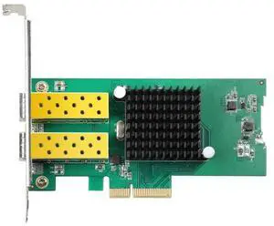 arrival 2 Port SFP network card 1G fiber optic network card PCIe 4X Server Lan card with 82576