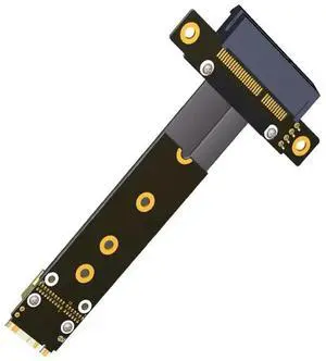 Riser PCIe x4 3.0 PCI-E 4x To M.2 NGFF NVMe M Key 2280 Riser Card Gen3.0 Cable M2 Key-M PCI-Express Extension cord 32G/bps