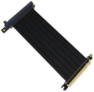 Riser PCI-E x16 To x16 graphics card upright Riser Extension ribbon Cable 550RGB 330 Water cooled Tower case PCIe 16x