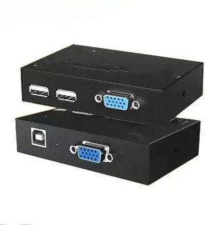 MT-Viki KVM Extension 100M Keyboard Video Mouse Repeater Adapter VGA USB Extender via UTP CAT RJ45 LAN cable MT-100UK-U