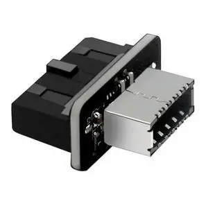 FOR USB Front Panel Adapter Type-E Female to USB 19 Male Adapter Internal Vertical Header Splitter FOR USB Front Panel Adapter Type-E Female to USB 19 Male Adapter Internal Vertical Header Splitter