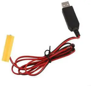 FOR 1pc Power Cable, USB, 5V 2A to 3V, 2x1.5V, LR6 AA, for Electronic , Remote Control FOR 1pc Power Cable, USB, 5V 2A to 3V, 2x1.5V, LR6 AA, for Electronic , Remote Control