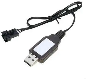 FOR Portable 7.4V SM4P Reverse Plug for DE36W DE65 HM202 EC08 EC16 Repair USB Charging Cord Wire FOR Portable 7.4V SM4P Reverse Plug for DE36W DE65 HM202 EC08 EC16 Repair USB Charging Cord Wire