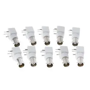 FOR 10x PC Board PCB Mount BNC Female With Bulkhead Connector FOR 10x PC Board PCB Mount BNC Female With Bulkhead Connector
