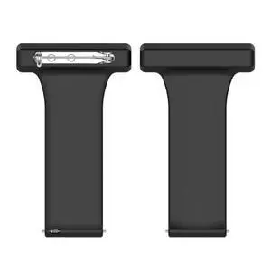 FOR 1pc Watch Strap for Silic Replacement 22mm Nurse Watch With Pin-On Brooch Soft Bracelet FOR 1pc Watch Strap for Silic Replacement 22mm Nurse Watch With Pin-On Brooch Soft Bracelet