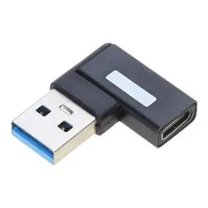 FOR USB Male to Type C Female 90 Degree Extension Adapter USB C Upward Downward Connector 10Gbps for Laptop FOR USB Male to Type C Female 90 Degree Extension Adapter USB C Upward Downward Connector 10Gbps for Laptop
