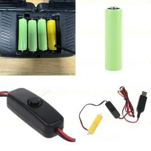 FOR USB Power Converter AA Replace 4Pcs 1.5V AA for Remote Control LED Light Electronic FOR USB Power Converter AA Replace 4Pcs 1.5V AA for Remote Control LED Light Electronic