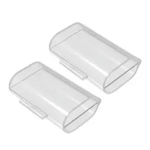 FOR 2 Slots AA Storage Box Transparent PP Holder Organiser Protective Cover Case for 1-2pcs AA FOR 2 Slots AA Storage Box Transparent PP Holder Organiser Protective Cover Case for 1-2pcs AA