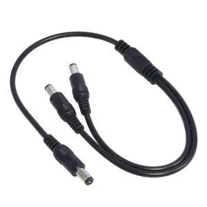 FOR 1Pack Power 1 Male to 2 Male 5.5mm 2.1mm Power Supply Splitter Cable Cord, Y Splitter Adapter Wire,2 Way Y-Cable FOR 1Pack Power 1 Male to 2 Male 5.5mm 2.1mm Power Supply Splitter Cable Cord, Y Splitter Adapter Wire,2 Way Y-Cable
