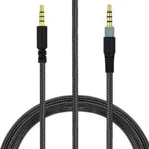 FOR 1pc Braided Replacement Aux 3.5mm Cable Extension Cord FOR Cloud Mix for Alpha S Gaming Headsets Headphones FOR 1pc Braided Replacement Aux 3.5mm Cable Extension Cord FOR Cloud Mix for Alpha S Gaming Headsets Headphones