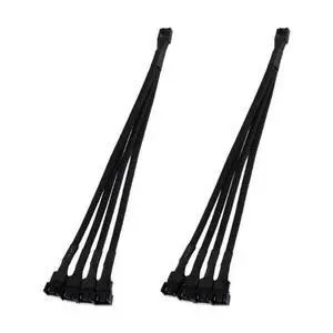 FOR 2PCS 26cm 4 PVC Fan Speed Extension Cable for Motherboards Compatibility FOR 2PCS 26cm 4 PVC Fan Speed Extension Cable for Motherboards Compatibility