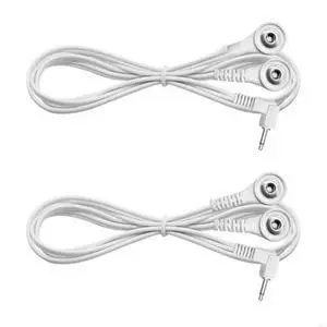 FOR Flexible Therapies Device Wire Shield 2.5mm 3.5mm Plugs to Double Elect s for TENS Units FOR Flexible Therapies Device Wire Shield 2.5mm 3.5mm Plugs to Double Elect s for TENS Units