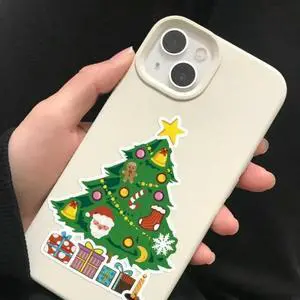 FOR Reusable Holiday Stickers 24PCS Cartoon Christmas Puzzle Decoration For Family Activity FOR Reusable Holiday Stickers 24PCS Cartoon Christmas Puzzle Decoration For Family Activity