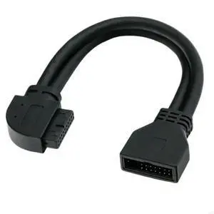 FOR Flexible PC Case USB3.0 Extension Cable 90 Degree Elbow For Fast Speed Data Transfer FOR Flexible PC Case USB3.0 Extension Cable 90 Degree Elbow For Fast Speed Data Transfer