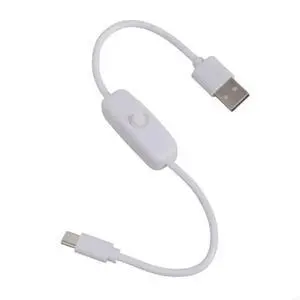 FOR USB to Type C Charging Cable Featuring Power Switches for Smartphones Tablets Keyboards Fan and Other Home Office Gadgets FOR USB to Type C Charging Cable Featuring Power Switches for Smartphones Tablets Keyboards Fan and Other Home Office Gadgets