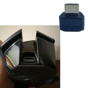 FOR Gaming Mouse Micros USB To Type C Adapter for G502 Mouse Plastic Metal Replacement Part FOR Gaming Mouse Micros USB To Type C Adapter for G502 Mouse Plastic Metal Replacement Part