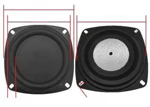 FOR 1pc 2/3/4inch Bass Speaker Plate Passive Diaphragm Parts Diaphragm Bass Plates DIY Woofer Speaker Plate FOR 1pc 2/3/4inch Bass Speaker Plate Passive Diaphragm Parts Diaphragm Bass Plates DIY Woofer Speaker Plate