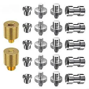 FOR Camera Accessories 1/4" Male to 1/4" Male Threaded Adapter 1/4 Inch Double Male Screw Adapter Supports Tripod FOR Camera Accessories 1/4" Male to 1/4" Male Threaded Adapter 1/4 Inch Double Male Screw Adapter Supports Tripod