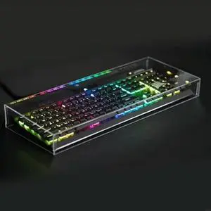 FOR High Claritys Acrylic AntiDust Cover For Most Mechanical Keyboards Easy llation FOR High Claritys Acrylic AntiDust Cover For Most Mechanical Keyboards Easy llation