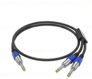 FOR 6.35mm to Double 6.35mm AUX Cable Stereo Y Splitter Converters Wire Adapter Line FOR 6.35mm to Double 6.35mm AUX Cable Stereo Y Splitter Converters Wire Adapter Line