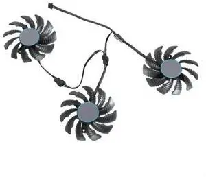 FOR 75MM T128010SU Cooling Fan Graphics Card Cooling Radiator for RX6700XT 6600XT Video Card Fan Improved System Stability FOR 75MM T128010SU Cooling Fan Graphics Card Cooling Radiator for RX6700XT 6600XT Video Card Fan Improved System Stability