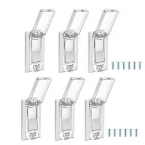 6Pcs Rocker Light Switch Protection Covers 6Pcs Rocker Light Switch Protection Covers
