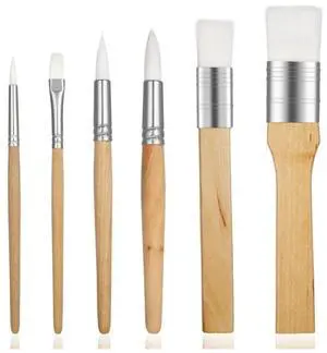 Wooden Paint Brushes Set for Acrylic Wooden Paint Brushes Set for Acrylic