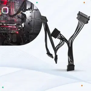 15Pin SATA Power Splitter 1 to 5 Cable 15Pin SATA Power Splitter 1 to 5 Cable