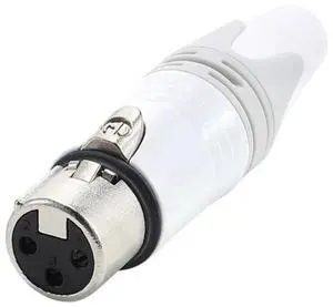 XLR 3Pin Silver Plated Female Connector XLR 3Pin Silver Plated Female Connector