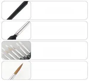 9Pcs Fine Detail Miniature Paint Brushes 9Pcs Fine Detail Miniature Paint Brushes