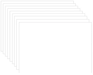 12Pcs Sanded Shrink Plastic Sheets A4 12Pcs Sanded Shrink Plastic Sheets A4