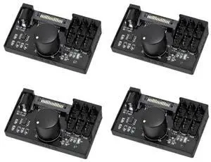 4Pcs PWM Fan Speed Controller Hub for NAS 4Pcs PWM Fan Speed Controller Hub for NAS
