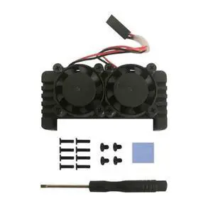 Dual Fan Aluminum Heatsink for Pi Zero 2W Dual Fan Aluminum Heatsink for Pi Zero 2W