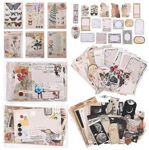 400Pcs Vintage Scrapbook Stickers 400Pcs Vintage Scrapbook Stickers