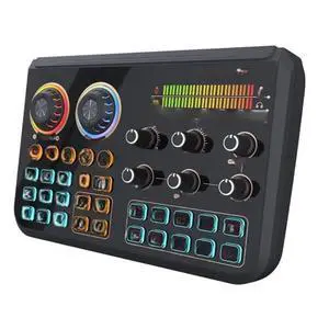 T600 48V Audio Interface Mixer Voice Changer T600 48V Audio Interface Mixer Voice Changer