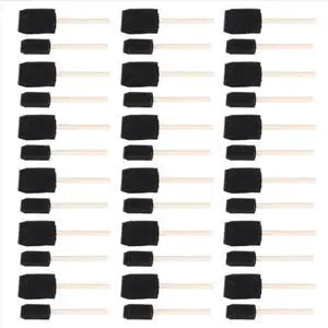 25x1in+25x2in Foam Paint Brushes 25x1in+25x2in Foam Paint Brushes