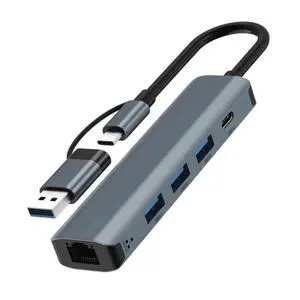 USB-C 3.1 to Gigabit Ethernet Hub USB-C 3.1 to Gigabit Ethernet Hub