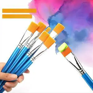 12Pcs Large Synthetic Paint Brushes 12Pcs Large Synthetic Paint Brushes