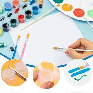 150Pcs Paint Pots + 50Pcs Brushes 150Pcs Paint Pots + 50Pcs Brushes