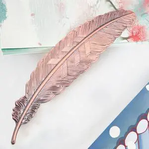 Metal Feather Bookmarks for Students Metal Feather Bookmarks for Students
