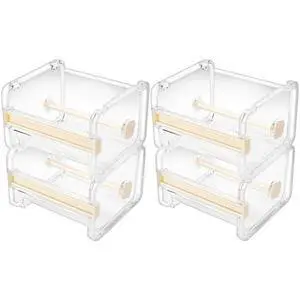 4Pack Transparent Washi Tape Dispenser 4Pack Transparent Washi Tape Dispenser